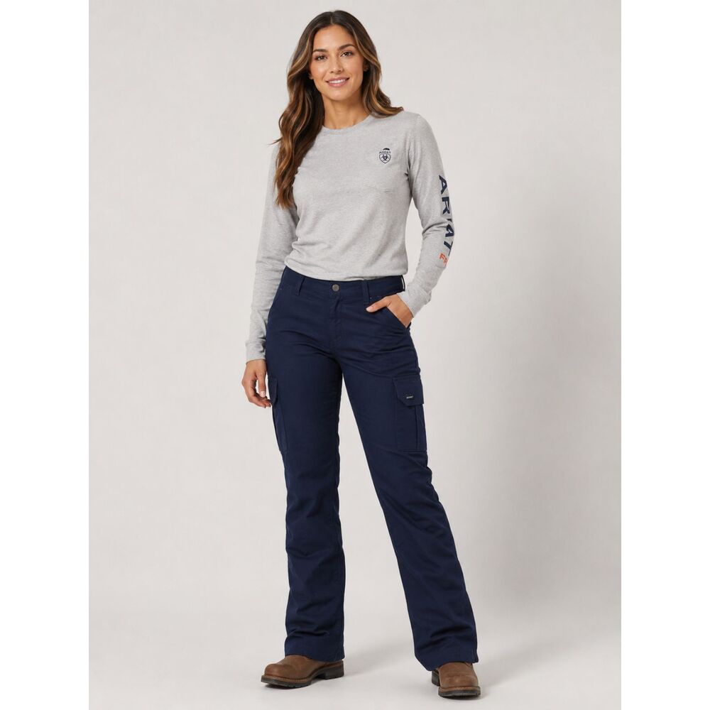Tyndale AR/FR Flame Resistant Cargo Pants | Women’s Size 2 | Navy | NWT